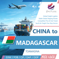 Service d'expédition FCL Chine vers Madagascar / Toamasina / Tamatave / Mahajanga / Antsiranana / Toliara / 40GP/20GP/Marchandises dangereuses
