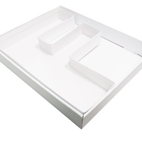 Boîte en carton de 12 pouces en forme de lettre de l'alphabet pour desserts, traiteur, emballage alimentaire, finition mate, pour sushis et sucre, jetable