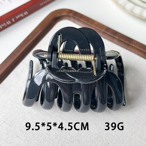 Nouvelles pinces à <span class=keywords><strong>cheveux</strong></span> élégantes de forme ovale <span class=keywords><strong>plate</strong></span>, design simple de couleur unie, pinces à <span class=keywords><strong>cheveux</strong></span> personnalisées pour femmes - Product Image 2