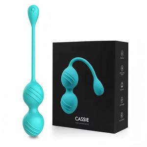 Volwassenen seks IPX7 waterdichte tactiele vibrerende kegelbal verzwaarde <span class=keywords><strong>vagina</strong></span> verstevigingsoefenaar vrouw USB oplaadbaar 10 - Product Image 6