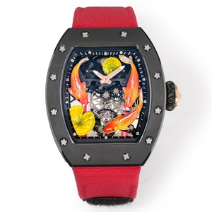 นาฬิกาข้อมือผู้ชาย ดีไซน์เนอร์ S10 สีดำ เซรามิก ทู<span class=keywords><strong>ร์</strong></span>บิญอง ระบบออโตเมติก กลไกคุณภาพสูง ลายปลา<span class=keywords><strong>คา</strong></span><span class=keywords><strong>ร์</strong></span>พ  แบบลำลอง - Product Image 1