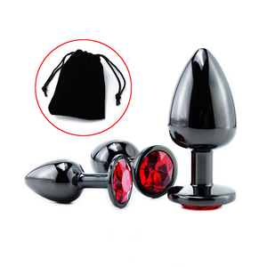 Adult BDSM Gift Stainless Metal with Jewel Anal Dilatateur Women Fitness Crystal Jewelry Butt Set Anal Plug - Product Image 1