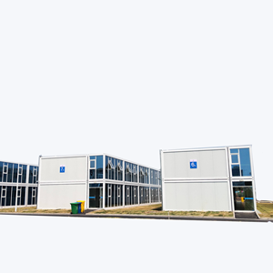<span class=keywords><strong>Maison</strong></span> préfabriquée modulaire en conteneur de 3 x 6 mètres, en kit, pour dortoir temporaire, bureau ou bâtiment de chantier. - Product Image 1