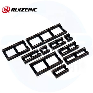 2.54mm SMT IC ổ cắm Vòng pin IC ổ cắm 6 8 10 12 14 16 18 20 22 24 28 32 36 40 42 48 50 52 Pin CE ROHS LL1021-6 - Product Image 4