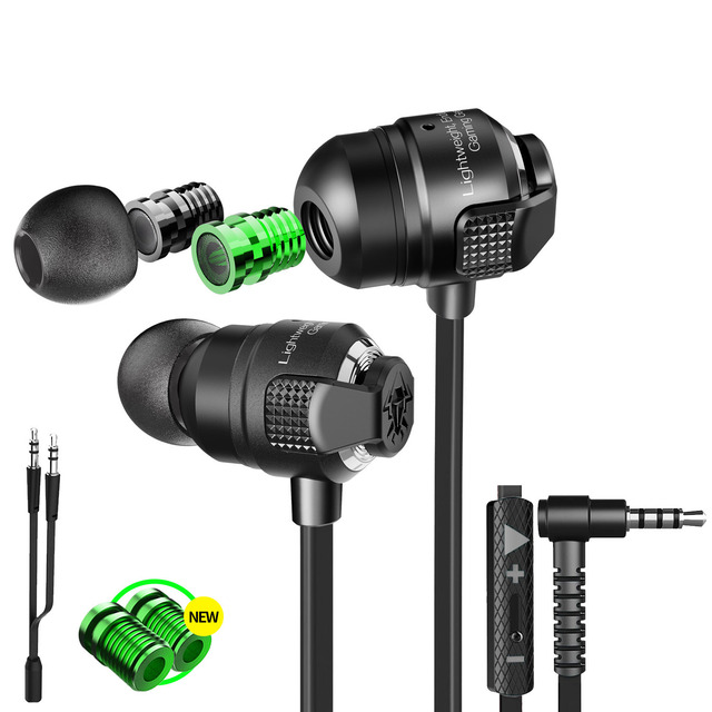 Wired Earphone Headphones Earbuds Wired 3.5mm, In-Ear Earphones with Mic, Compatible with Computer