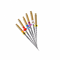 File Rotary Endo Elastis Niti Super Silver Multiple Taper Heat Activated Nickel Titanium untuk Saluran Akar Gigi