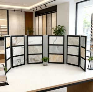 Catalogue d'échantillons de carreaux de céramique et de quartz en carton résistant à l'usure, avec impression multi-processus, pour la présentation de marbres - Vente en gros - Product Image 1