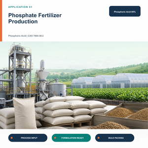 Ácido Fosfórico 85% 35KG Tambor H3PO4 Grado Industrial Acidificante E338 Pancheng Materiales Finos Producción de Fertilizantes - Product Image 2