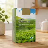 Tisane Détox Minceur Nettoyante pour le Côlon – Soutien à la Santé Digestive et Intestinale – Sachets de Thé Vert pour le Ventre – Marque Privée