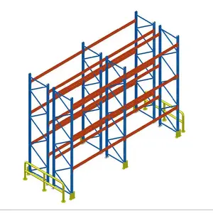 Top quality warehouse powder coated galvanized heavy duty pallet rack/racking system
