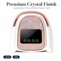 Lampe à ongles UV LED sans fil haute puissance en gros, rechargeable, batterie portable, sécheuse en métal compatible