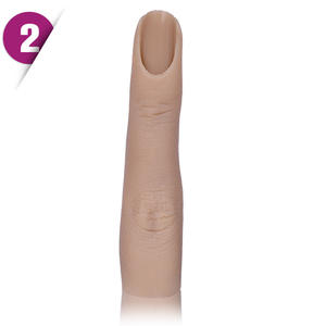 Pratique <span class=keywords><strong>Faux</strong></span> Ongles Modèle Flexible Pliable Mannequin <span class=keywords><strong>Doigt</strong></span> <span class=keywords><strong>Silicone</strong></span> Nail Formation <span class=keywords><strong>Doigt</strong></span> pour Ongles En Acrylique - Product Image 5