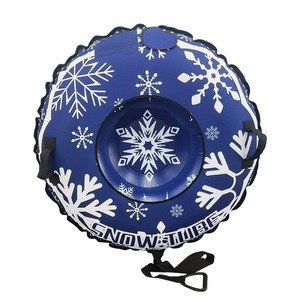 Winter Sports Snow <b>Tubes</b> Two-handle Inflatable Snow <b>Sliding</b> <b>Tube</b> Sleds Factory Snowing Rubber <b>Tube</b> for kids outdoor - Product Image 6