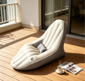 Canapé-lit gonflable automatique avec pompe électrique intégrée, chaise longue gonflable portable pour le camping, le jardin, le bureau - Product Image 3