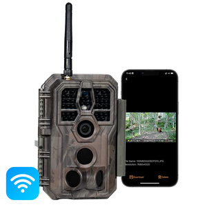 Gardepro E8 video trực tiếp phát hiện chuyển động wifi Trail Camera miễn phí ứng dụng di động 32MP ảnh 100ft tầm nhìn ban đêm cung cấp điện bên ngoài - Product Image 1