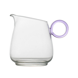 High Borosilicate Glass Fairness <b>Cup</b> With Purple Handle <b>Tea</b> Dispenser For Kung Fu <b>Tea</b> <b>Set</b> - Product Image 5