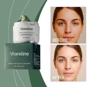 Nettoyant Visage Quotidien à l'Argile Bentonite, Thé Vert et Eau de Riz pour le Contrôle du Sébum et le Raffinement des Pores, pour une Peau Éclatante - Product Image 2