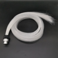 Kit de plafonniers à fibres optiques 10W RGBW Twinkle avec LED 0.75mm * 450pcs * 3m corps de lampe en plastique