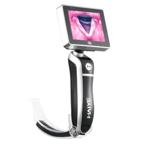 मेडिकल एंडोस्कोप कैमरे के साथ वीडियो लैरिंजोस्कोप बच्चों और वयस्कों के लिए सर्जिकल इंट्यूबेशन डिवाइस