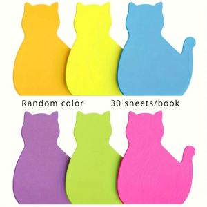 Notas Adhesivas con Forma de Animales Adorables, Imprescindibles para la Vuelta al Trabajo, Uso en el Hogar y la Oficina Para estudiantes: grabar recordatorios, tomar notas, marcar información - Product Image 6