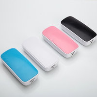 Batterie externe portable USB d'urgence Li-Polymère 18650 2000-6000mAh Mini 10W pour iPhone