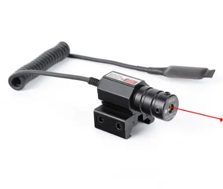 OEM ODM Tactical Red Laser Sight Hunting Scope & Accessories 11mm 20mm Adjustable Red Dot Laser Sight with Lengthen Rat Tail
