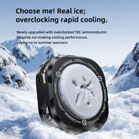 Refroidisseur de téléphone à semi-conducteurs AntarcChill Ice Cold avec écran numérique, refroidissement puissant 9V, clip magnétique 2 en 1 pour le gaming