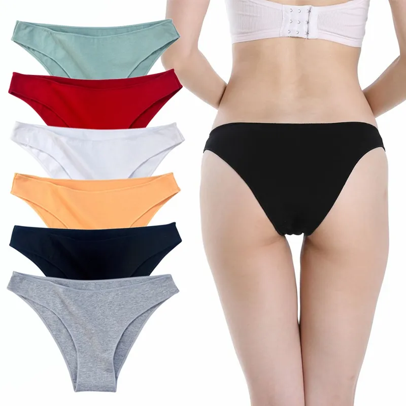 Wholesale Custom OEM Cotton and Spandex Women Brief Ladies Seamless Briefs Young Girls Stylish Women's Panties