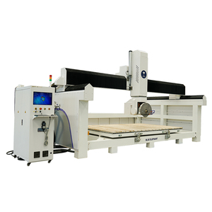 China Factory Price 5 Axis Marble Granite Bridge Saw 3220 Cnc <b>Stone</b> <b>Cutting</b> Cnc Kitchen Countertop Making <b>Machine</b> for Sale - Product Image 1