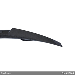 สปอยเลอร์หลังทรง M4 สำหรับ A4/S4 B9 B9.5 ทำจากวัสดุคาร์บอนไฟเบอร์ลายรังผึ้งแท้ ปี 2017-2024 - Product Image 5