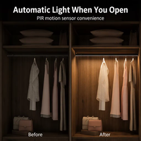 Meubles d'accueil Hôtel armoire placard cintre tige placard tige led pir capteur de mouvement placard garde-robe lumières