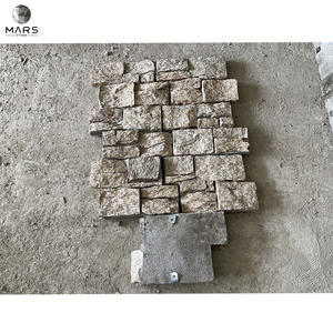 Carrelage d'extérieur et d'intérieur, foyer d'<span class=keywords><strong>angle</strong></span> en peau de tigre, <span class=keywords><strong>pierre</strong></span> de Culture jaune - Product Image 3