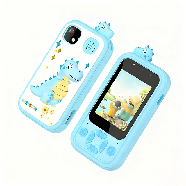 Record Video MP3 Children Phones Girls Birthday Gifts Kids Cell Phone Music Player Camera Games Kids Smart Phone Dinosaur Toys