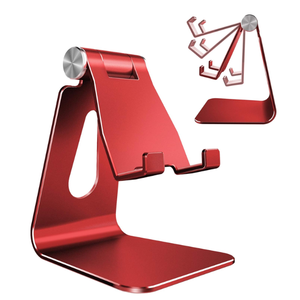 2026 <span class=keywords><strong>Support</strong></span> de Téléphone et Tablette de Bureau en Alliage d'Aluminium, Réglable, Prix Usine, Vente Chaude sur Amazon - Product Image 1