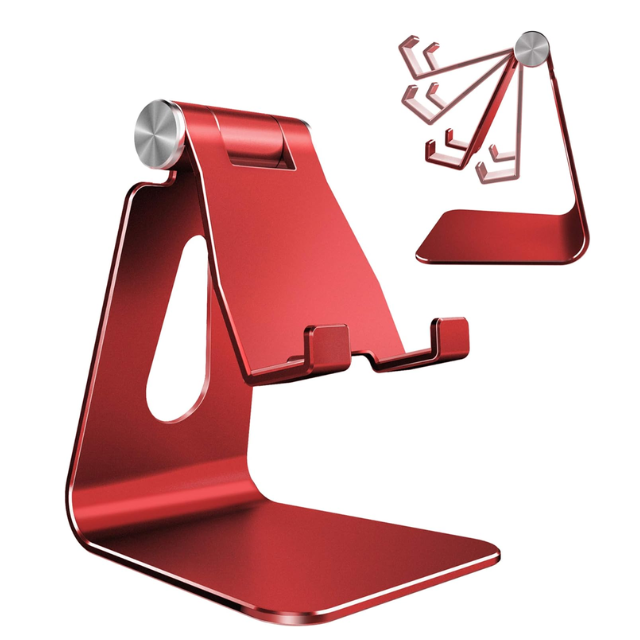 2026  Am Azon Hot Selling Factory Price Desktop Aluminum Alloy Cell Phone Tablet Stand Adjustable Mobile Phone Holder
