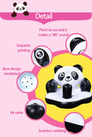 Siège d'apprentissage gonflable pour bébé et nouveau style de chaise Panda de dessin animé canapé pour bébé pour apprendre à s'asseoir