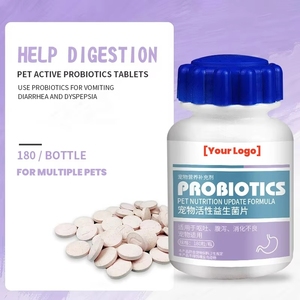 Commercio all'ingrosso della fabbrica 180 pz/bottiglia pastiglie probiotiche <span class=keywords><strong>per</strong></span> animali domestici nutrizione <span class=keywords><strong>per</strong></span> animali domestici prodotto probiotici <span class=keywords><strong>per</strong></span> <span class=keywords><strong>cani</strong></span> e gatti - Product Image 2