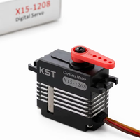Servo sin escobillas KST X15-1208 de 13.5kgcm, 0.08s, 60 grados, 8.4V, PWM, RS485, CAN, con engranajes de acero templado para topografía geológica