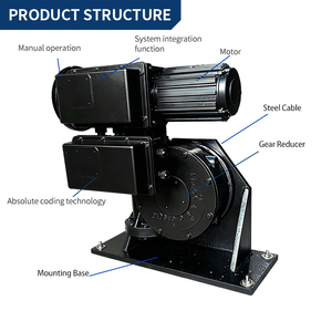 Actionneur électrique multi-tours 4000 Nm, vitesse 0,5 tr/min pour vannes à opercule et vannes à soupape, automatisation des bâtiments (CVC) - Product Image 5
