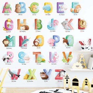 Bella pvc della decorazione della casa della parete di alfabeto <span class=keywords><strong>adesivi</strong></span> per la camera dei bambini decalcomanie della parete vivaio - Product Image 4