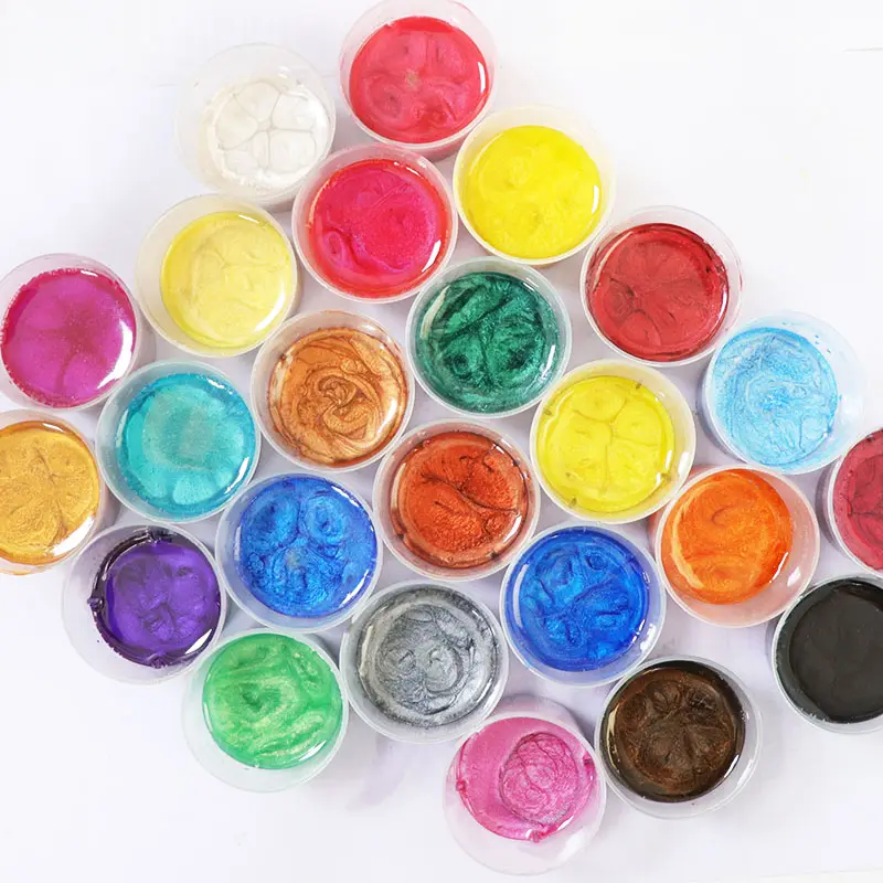 Osbang 30 couleurs 10g résine époxy poudre de pigment de perle de Mica pigment nacré coloré pour la fabrication de savon poudre de Mica colorée