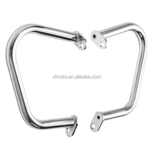 Barra de choque de protección de motor cromada/negra TCMT apta para <span class=keywords><strong>Triumph</strong></span> Bonneville T100 T120 2016-2020, y - Product Image 4