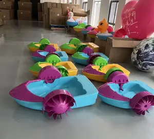 เรือถีบมือขนาดเล็กสำหรับเด็ก รุ่นประหยัด รูปทรง<span class=keywords><strong>ม</strong></span>ังกร ขายราคาถูก ทำจากพลาสติก เห<span class=keywords><strong>ม</strong></span>าะสำหรับสวนสนุก - Product Image 1