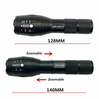 Haute puissance lumen 2000 résistant à l'eau Zoom torche 10W Led XML T6 puissante lampe de poche Led tactique pour hôtel/maison/voyage