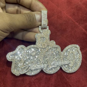 Colgante de Diamantes de Excelente Calidad al por Mayor con Brillo Cristalino y Acabado Suave, Perfecto para Regalo o Colección de Joyería de Boda - Product Image 1