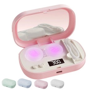 Limpiador de Lentes Ultrasónico de Alta Frecuencia con Pantalla LCD, Carga USB, Portátil, Máquina de Limpieza de Proteínas de Lágrimas - Product Image 1