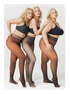 Nouveau <span class=keywords><strong>Collant</strong></span> Femme 2025 Effet <span class=keywords><strong>Transparent</strong></span> Chair Chaud Doublé Polaire Entrejambe Unique Épais pour Hiver - Product Image 6