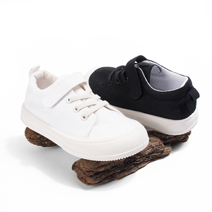 2025 New Kids <strong>Canvas</strong> Sneakers | Breathable &amp; Comfortable | Unisex Outdoor &amp; School <strong>Shoes</strong> | 2 Colors Black/White | Gift - Product Image 1