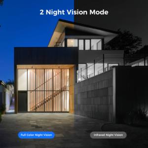 Kit de caméra de sécurité solaire <span class=keywords><strong>NVR</strong></span> 10CH 2K de haute qualité avec stockage dans le cloud, CCTV sans fil pour la maison, audio bidirectionnel et vision nocturne - Product Image 6