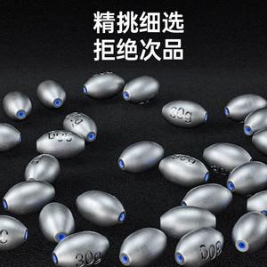 ตะกั่วตกปลาทรงมะกอก 100 กรัม แกนตะกั่ว ทนทาน สำหรับตกปลาทะเล - Product Image 2